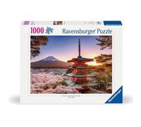 Puzzle Ravensburger 1000 Piezas Cerezos En Flor Y Monte Fuji
