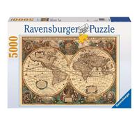 Ravensburger - Puzzle Mapa Mundi Antiguo, Puzzle 5000 Piezas, Puzzles para Adultos y Niños, Puzzle 5000 Piezas Adultos, Pegamento Puzzle para Enmarcar, Rompecabezas Adultos, Puzzle Dificil 153x101
