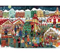 Puzzle Ravensburger Le marché de Noël 1000 pièces Diseño nuevo