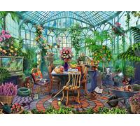 Puzzle Ravensburger Un matin dans la serre 500 pièces Tropical