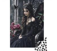 Puzzle Reina Hada gótica De 1000 Piezas Interesante Rompecabezas para Adultos De 1000 Piezas Juego Hobby 52x38cm/1000pcs