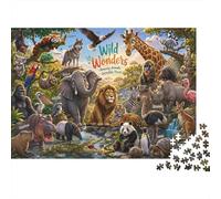 Puzzle Reino Animal del Bosque 1000 Piezas, Juego de Mesa Familiar