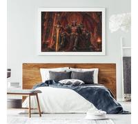 Puzzle Rey Diablo Satán del Infierno 1000 Piezas, Decoración Gótica