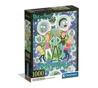 Clementoni - Rick & Morty - Puzzle 1000 Piezas para Adultos, Arte de la Serie Animada, Imágenes de Alta Definición, Materiales Sostenibles, 70 X 50 cm, 39788