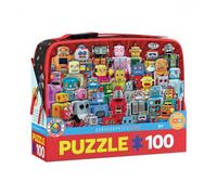 Puzzle - Robots - Caja De Almuerzo - 100 Piezas