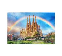 Puzzle Roma Puzzle 1000 Piezas Paisaje Imposible, DIY Obra de Arte de Juego de Rompecabezas para Adultos, Rompecabezas de Alta Definición Multicolor, Regalo Mujer Decoracion Hogar 75x50cm E-644