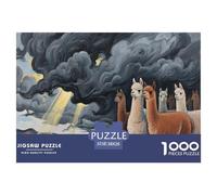 Puzzle Rompecabezas Alpaca 1000 Piezas para Adultos Juego Educativo De Cartón Puzzles Decorativo Regalo Original 38x26cm/1000pcs