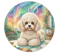 Puzzle Rompecabezas Bichón frisé 1000 Piezas para Principiantes Juego Relajante De Cartón Puzzles Decorativo Regalo Original 1000pcs (67.5x67.5cm)