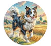 Puzzle Rompecabezas Border Collie 1000 Piezas para Principiantes Juego Relajante De Cartón Puzzles Decorativo Regalo Original 1000pcs (67.5x67.5cm)