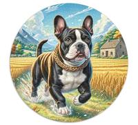 Puzzle Rompecabezas Bulldog Terrier 1000 Piezas para Principiantes Juego Educativo De Cartón Puzzles Decorativo Regalo Original 1000pcs (67.5x67.5cm)