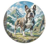Puzzle Rompecabezas Bulldog Terrier 1000 Piezas para Principiantes Juego Relajante De Cartón Puzzles Decorativo Regalo para Hombre 1000pcs (67.5x67.5cm)