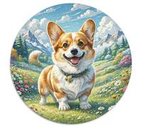Puzzle Rompecabezas Corgi 1000 Piezas para Adultos Y Niños Juego Desafiante De Cartón Rompecabezas Decorativo Regalo Ideal 1000pcs (67.5x67.5cm)