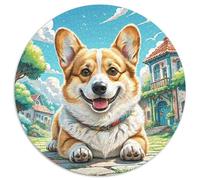 Puzzle Rompecabezas Corgi 1000 Piezas para Principiantes Juego Relajante De Cartón Puzzles Decorativo Regalo Ideal 1000pcs (67.5x67.5cm)