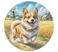 Puzzle Rompecabezas Corgi 1000 Piezas para Principiantes Juego Relajante De Cartón Rompecabezas Decorativo Regalo Original 1000pcs (67.5x67.5cm)
