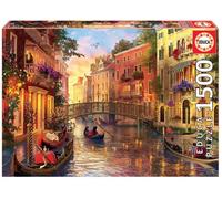 Puzzle - Rompecabezas de 1500 Piezas, Ideal para Adultos, fomenta la concentración y la relajación con una Hermosa Imagen de Venecia.