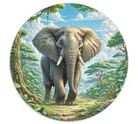 Puzzle Rompecabezas Elefante Africano 1000 Piezas para Principiantes Juego Educativo De Cartón Rompecabezas Decorativo Regalo Original 1000pcs (67.5x67.5cm)