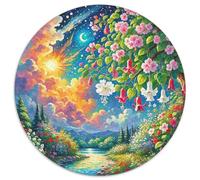 Puzzle Rompecabezas Fucsia híbrida 1000 Piezas para Adultos Y Niños Juego Desafiante De Cartón Puzzles Decorativo Regalo Ideal 1000pcs (67.5x67.5cm)