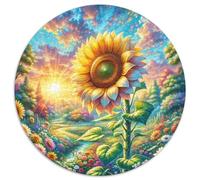 Puzzle Rompecabezas Girasol 1000 Piezas para Principiantes Juego Educativo De Cartón Puzzles Decorativo Regalo para Hombre 1000pcs (67.5x67.5cm)