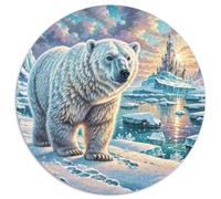 Puzzle Rompecabezas Oso Polar 1000 Piezas para Adultos Y Niños Juego Desafiante De Cartón Puzzles Decorativo Regalo para Hombre 1000pcs (67.5x67.5cm)