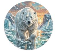 Puzzle Rompecabezas Oso Polar 1000 Piezas para Principiantes Juego Relajante De Cartón Puzzles Decorativo Regalo para Hombre 1000pcs (67.5x67.5cm)