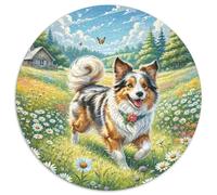 Puzzle Rompecabezas Pastor de Shetland 1000 Piezas para Principiantes Juego Educativo De Cartón Rompecabezas Decorativo Regalo para Hombre 1000pcs (67.5x67.5cm)