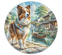 Puzzle Rompecabezas Pastor de Shetland 1000 Piezas para Principiantes Juego Relajante De Cartón Puzzles Decorativo Regalo Original 1000pcs (67.5x67.5cm)
