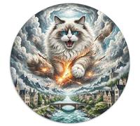 Puzzle Rompecabezas Ragdoll 1000 Piezas para Adultos Y Niños Juego Desafiante De Cartón Rompecabezas Decorativo Regalo Original 1000pcs (67.5x67.5cm)