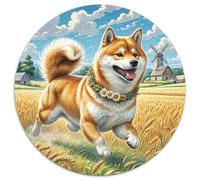 Puzzle Rompecabezas Shiba inu 1000 Piezas para Principiantes Juego Educativo De Cartón Puzzles Decorativo Regalo para Hombre 1000pcs (67.5x67.5cm)