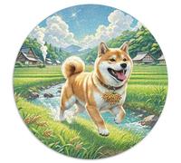 Puzzle Rompecabezas Shiba inu 1000 Piezas para Principiantes Juego Educativo De Cartón Rompecabezas Decorativo Regalo para Hombre 1000pcs (67.5x67.5cm)