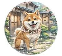 Puzzle Rompecabezas Shiba inu 1000 Piezas para Principiantes Juego Educativo De Cartón Rompecabezas Decorativo Regalo Original 1000pcs (67.5x67.5cm)