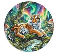 Puzzle Rompecabezas Tigre 1000 Piezas para Principiantes Juego Relajante De Cartón Rompecabezas Decorativo Regalo Original 1000pcs (67.5x67.5cm)