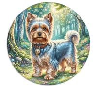 Puzzle Rompecabezas Yorkshire Terrier 1000 Piezas para Adultos Y Niños Juego Familiar De Cartón Puzzles Decorativo Regalo Original 1000pcs (67.5x67.5cm)