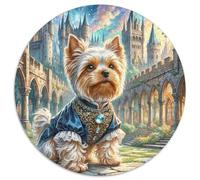 Puzzle Rompecabezas Yorkshire Terrier 1000 Piezas para Principiantes Juego Educativo De Cartón Rompecabezas Decorativo Regalo Ideal 1000pcs (67.5x67.5cm)