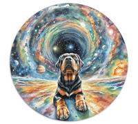 Puzzle Rottweiler 1000 Piezas para Adultos Y Niños Juego Difícil De Cochetón Rompecabezas Rottweiler Interestelar Decorativo Regalo Original 1000pcs (67.5x67.5cm)