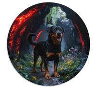 Puzzle Rottweiler 1000 Piezas - para Adultos Y Niños Puzzles De Túnel Roca, Juego Educativo Y Divertido Arte Decorativo, 1000pcs (67.5x67.5cm)