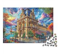 Puzzle Rue De Rivoli 1000 Piezas para Adultos Y Niños - Rompecabezas De DIY, Juego Creativo para Toda La Familia 52x38cm/1000pcs