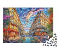 Puzzle Rue De Rivoli 1000 Piezas para Adultos Y Niños - Rompecabezas De DIY, Juego Creativo para Toda La Familia 38x26cm/1000pcs