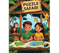 Puzzle safari: Word Puzzles, Mazes, Math Riddles, Color Challenges & Fun Facts