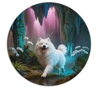 Puzzle Samoyedo 1000 Piezas - para Adultos Y Niños Puzzles De Cueva, Juego Educativo Y Divertido Decorativo, Regalo Original 1000pcs (67.5x67.5cm)