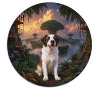 Puzzle San Bernardo 1000 Piezas - para Adultos Y Niños Puzzles De Isla Flotante, Anti Estrés, Relajarse Arte Decorativo, Regalo Ideal 1000pcs (67.5x67.5cm)