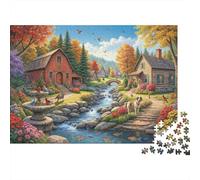 Puzzle Sanación de otoño Rural De 1000 Piezas Interesante Rompecabezas Adultos De 1000 Piezas Juego Entretenimento 52x38cm/1000pcs