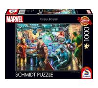 Puzzle Schmidt Spiele 1000 piezas Thomas Kinkade Studios Marvel Los Vengadores