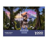 Puzzle Schnauzer Miniatura 1000 Piezas - para Adultos Rompecabezas De Lianas Árbol Gigante, Juego EduGatoivo Y Juego Familiar Decorativo, Regalo Original 52x38cm/1000pcs