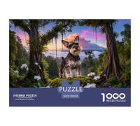 Puzzle Schnauzer Miniatura 1000 Piezas - para Adultos Rompecabezas De Lianas Árbol Gigante, Juego EduGatoivo Y Juego Familiar Decorativo, 70x50cm/1000pcs