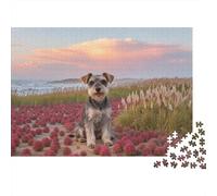 Puzzle Schnauzer Miniatura 1000 Piezas - para Adultos Y Niños Puzzles, Desafío Mental, Diversión Y Aprendizaje Arte Decorativo, 38x26cm/1000pcs