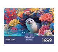 Puzzle Sea León De 1000 Piezas para Adultos, Puzzle Colorful Arrecife Coralino Adultos, Juego Familiar Regalos Creativos 70x50cm/1000pcs