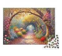 Puzzle Sendero Jardín Otoño De 1000 Piezas Interesante Rompecabezas para Adultos De 1000 Piezas Obra De Arte Hobby 70x50cm/1000pcs