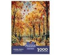 Puzzle Sendero otoño De 1000 Piezas Interesante Rompecabezas para Adultos De 1000 Piezas Decoracion Entretenimiento Creativo 70x50cm/1000pcs