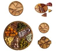 Puzzle Serving Tray, Funny Puzzle Shaped Serving Tray, Puzzles Trays with 8 Removable Compartments, For Coffee Table, Party, Living Room,Kitchen (1 PCS)