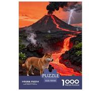 Puzzle Shiba Inu 1000 Piezas - para Adultos Rompecabezas De Lava Volcánica, Juego Educativo,Diversión En Familia Arte Decorativo, Regalo Original 70x50cm/1000pcs